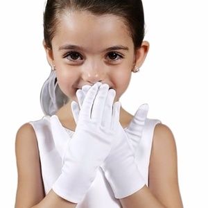 Girls White Gloves NEW